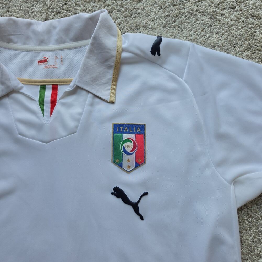 Puma Italy 2007-08 Away Cannavaro #5 Jersey Shirt - Sz XL - Picture 7 of 11